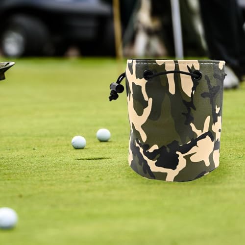 harayaa Golf Ball Bag Golf Equipment Bag Drawstring Pouch Holder Waterproof - Image 5