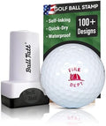 Fire Dept. Golf Ball Stamp, Golf Ball Stamper, Self-Inking Golf Ball Stamp by BallTatt