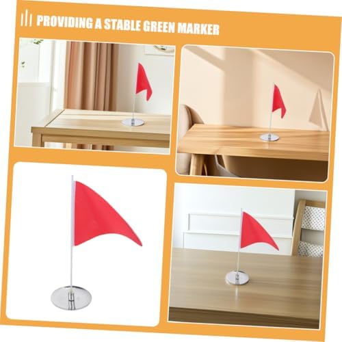 Yardwe 3 Set Golf Practice Cup and Flag Stainless Steel Pin Flags - Image 7