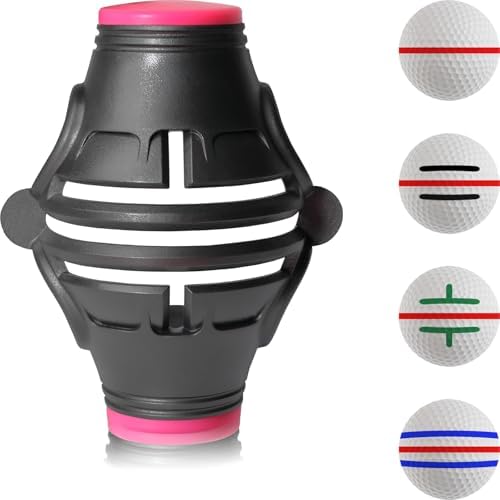 1Pack 360° Triple Line Golf Ball Marker Stencil Alignment Tool by OlibaDu