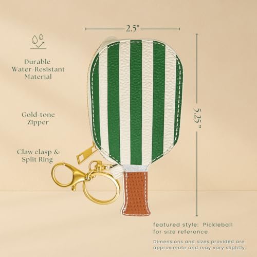 Sports Key Chain Coin Purse Bag Charm - Image 3