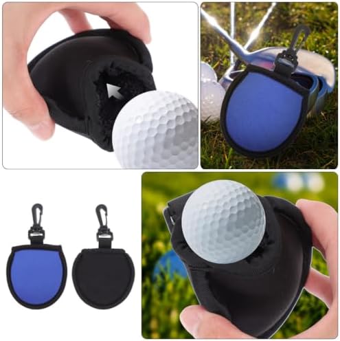 Golf Ball Cleaning Pouch Lightweight and Comfortable Feel 2pcs - Image 3