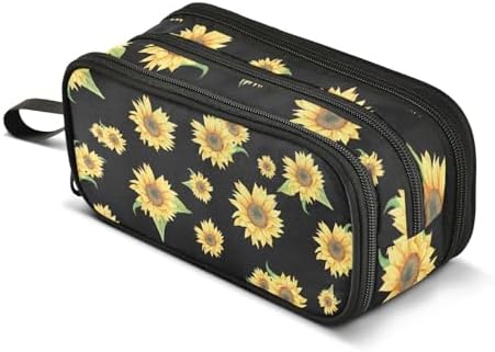 ZAZYXTJ Sunflowers Pencil Case Large Capacity Pencil Pouch by ZAZYXTJ