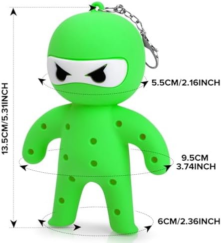 Golf Tee Holder, Ninja Portable Funny Golf Tees Holder Keychain Golf Gift Golf - Image 5