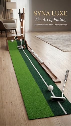 Golf Putting Mat – Practice Putting Green Indoor – Non-Slip Smooth Surface - Image 4