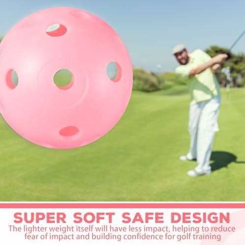 Lunmon 24 Pack Practice Golf Balls 42mm Plastic Golf Balls - Image 4