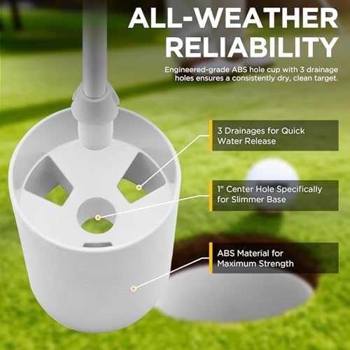 KINGTOP 6 ft Golf Flagstick Sets, 5-Section - Image 4