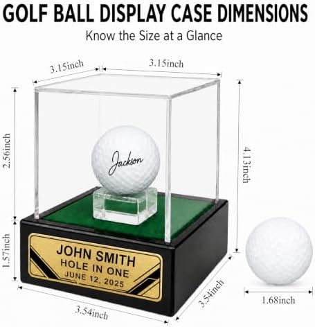 Personalized Golf Ball Display Case - Image 5