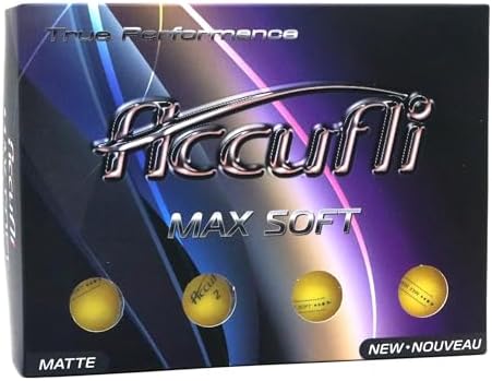 ACCUFLI Max Soft Matte Golf Balls by ACCUFLI