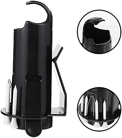 LIOOBO Black Golf Balls Collector Cup, 3-Ball Capacity Storage Container - Image 7