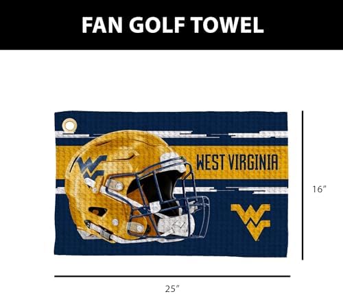 Northwest NCAA Golf Towel, Official Licensed Microfiber Waffle Fabric, - Image 4
