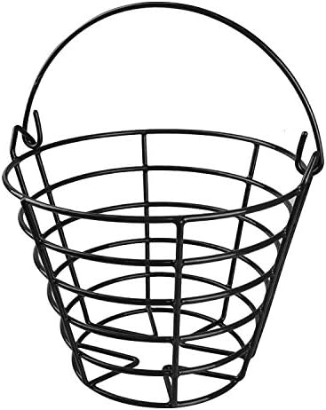 KOFULL Golf Ball Metal Range Basket Golfball Container by KOFULL