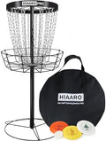 PDGA Approved HIAARO PRO Disc Golf Basket, Portable Disc Golf Target by HIAARO