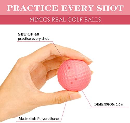 40 Pack Foam Golf Practice Balls - Image 3
