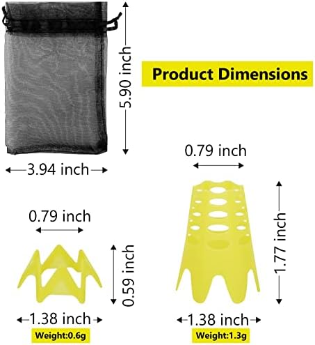 Golf Simulator Tees for Indoor Outdoor Practice Training, 10 Tall+10 Short - Image 6