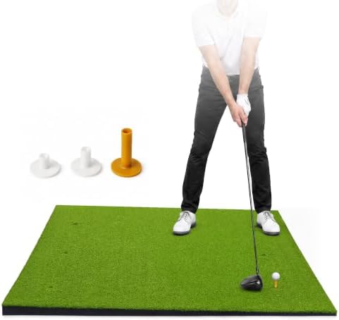 SAPLIZE Foldable Heavy-Duty Golf Hitting Mat by SAPLIZE