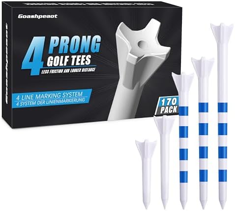 Golf Tees, Mixed Size Plastic Golf Tees by Unknown