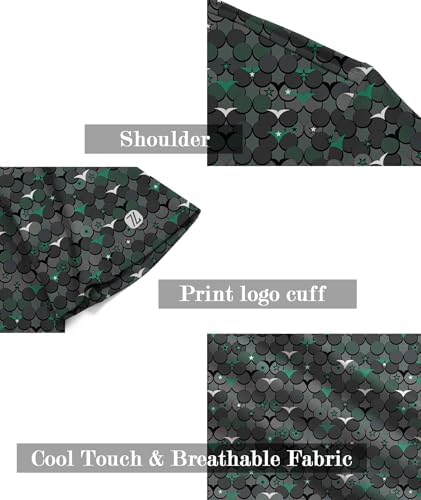 ZITY Men's Golf Shirts Short Sleeve Print Patterns Casual Collared Polo - Image 5