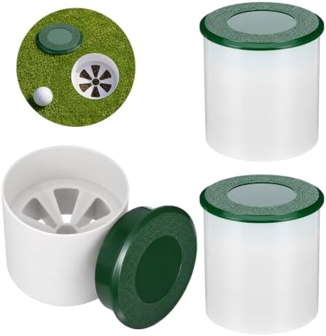 3 Sets Golf Hole Cup with Cover, Golf Cups by Unknown