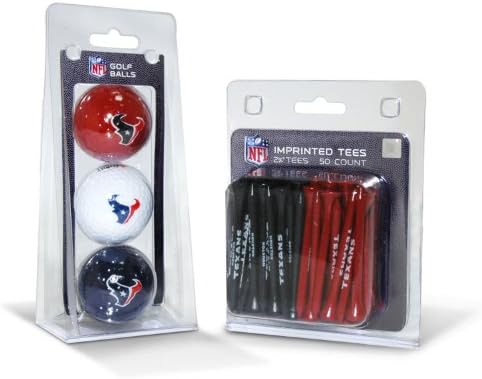 Team Golf NFL Pittsburgh Steelers 3 Golf Balls and 50 Golf Tees Logo Imprinted by TeamGolf