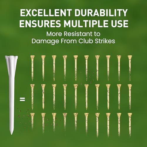 FINGER TEN Golf Tees Plastic Unbreakable - Image 5