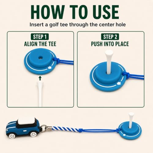 3D OM Golf Tees Hanger, Mini Silicone - Image 5