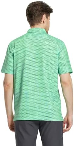 M MAELREG Mens Golf Shirt Short Sleeve Dry Fit Print Moisture Wicking - Image 4