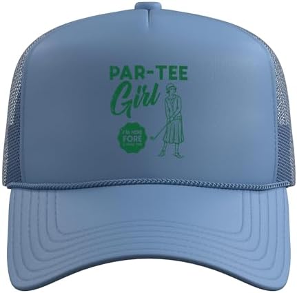 Golf Par Tee Girl Here Fore Good Time Funny Golfer Women Trucker Hat - Image 2