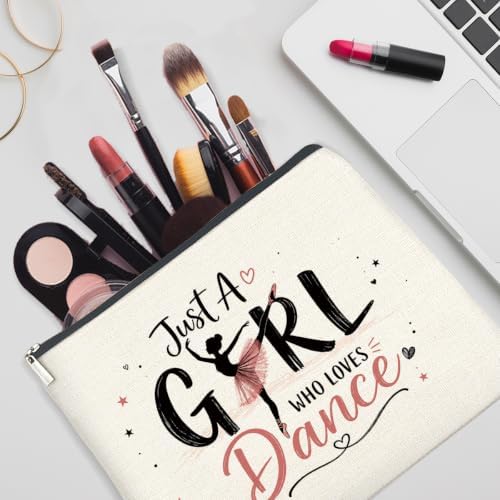YeleY Dance Makeup Bag, Just A Girl Who Loves Dance Cosmetic Pouch - Image 5