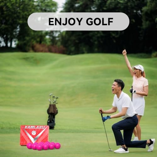 Colored Golf Balls, High Visibility Easy to Find, Blank No Logo - Image 7