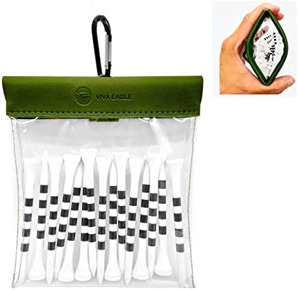 Golf Tees Pouch Bag with Clip by VIVAEAGLE