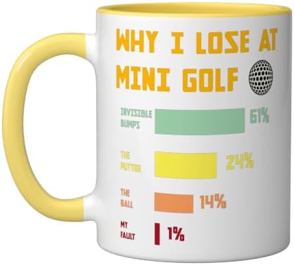 Mini Golf Champion Humor Family Golfers Ceramic Mug by Unknown