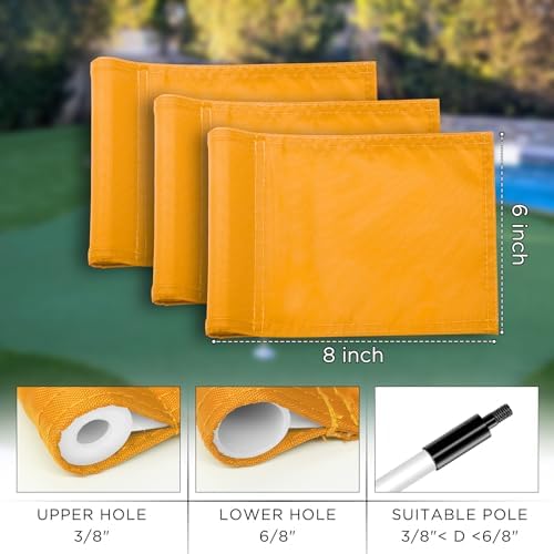 KINGTOP Solid Mini Golf Flags - Image 3