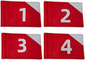 Crestgolf 4 PCS Mini Golf Flags by Crestgolf