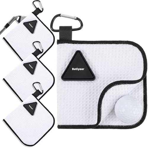 Batiyeer 3 Pack Small Golf Towels by Batiyeer