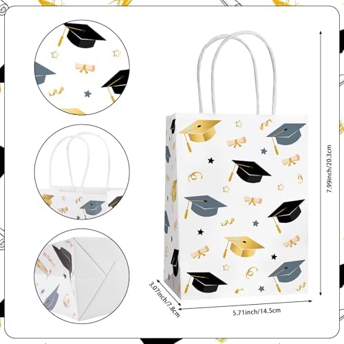 Hxezoc 12 Pieces Graduate Goodie Bags - Image 2