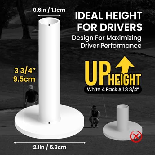 FINGER TEN Golf Rubber Tees Ultra Long 3.75'' 4/6 Pack - Image 2