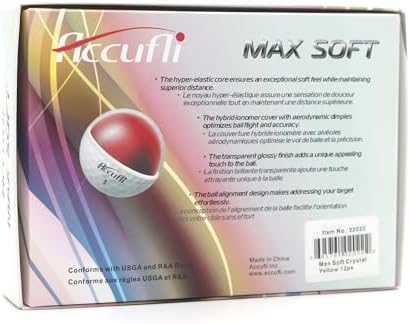ACCUFLI Max Soft Crystal Golf Balls - Image 4