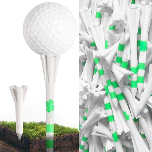 FINGER TEN Golf Tees Plastic 100 Pack by FINGERTENSport