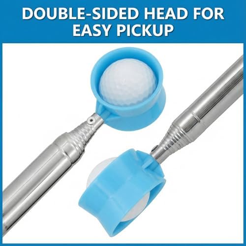 Golf Ball Retriever Telescopic 12Ft/9Ft, Press & Lock Grabber - Image 2