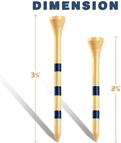 CHAMPKEY Premium Bamboo Golf Tees 170 Pack - Image 5