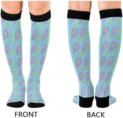 White Baseballs Stitching Compression Sock - Image 4