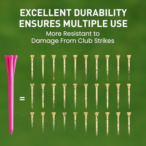 FINGER TEN Golf Tees Plastic Unbreakable - Image 5