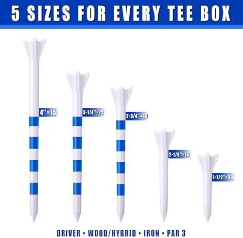 Golf Tees, Mixed Size Plastic Golf Tees - Image 6