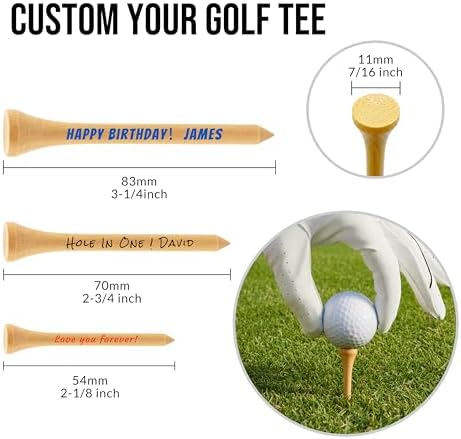 Custom Golf Ball Markers & Golf Divot Tool Gift Set, Personalized Magnetic Ball - Image 4