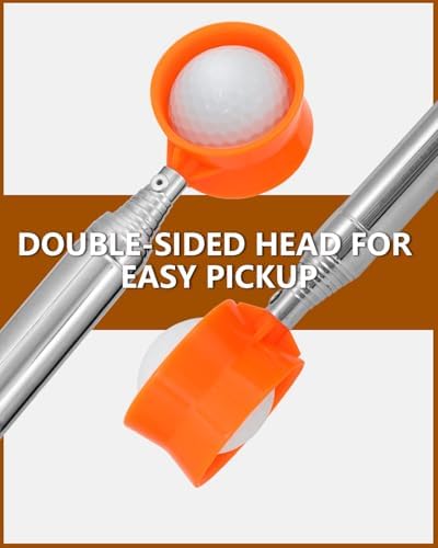 Telescopic Golf Ball Retriever | Picker Upper Tool | Premium Stainless Steel & - Image 4