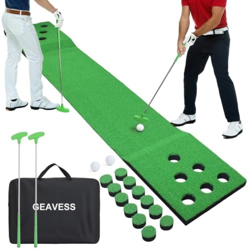 Golf Putting Game Set, Portable Green Mat by HOME