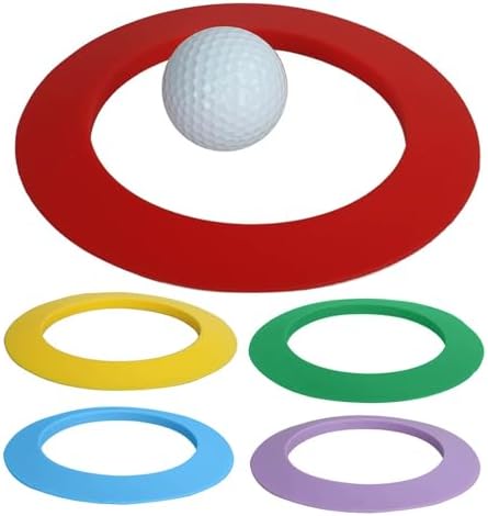 cdar Silicone Golf Putting Ring All-Direction Practice Hole Cup Accuracy - Image 3