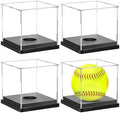 4PCS Softball Display Case Acrylic Clear Display Box Baseball Tennis Golf by Waenerec