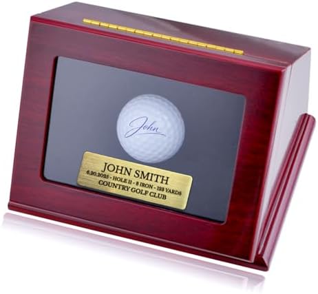 Custom Golf Ball Display Case for Hole-in-One Balls by sinfinate